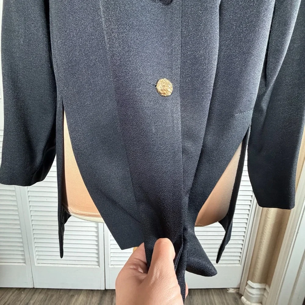 R&M Richards Celestial Star Moon Gold Button Vintage Blazer Tunic Jacket L - Picture 7 of 16